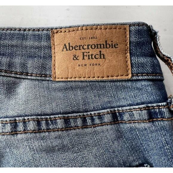 Abercrombie & Fitch Women SZ 25 x30 Super Skinny Jeans Signature Collection Punk - Picture 2 of 11